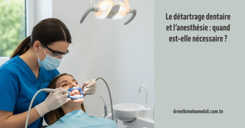 Le détartrage dentaire et l’anesthésie : quand est-elle nécessaire ?